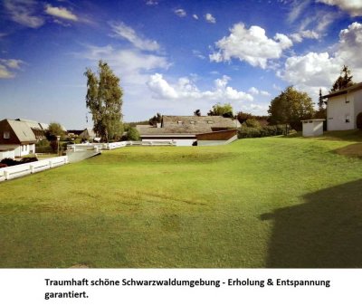 **echte Seltenheit: Luxus Maisonette Wohnung m Gartenterrasse in Schönwald, Schwarzwald/Airbnb mögl*