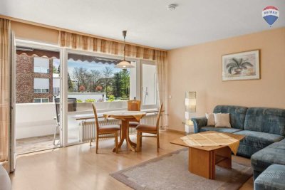 Wohnen am Kurpark: Helle, barrierefreie 2-Zimmer-Wohnung mit Balkon und Stellplatz!
