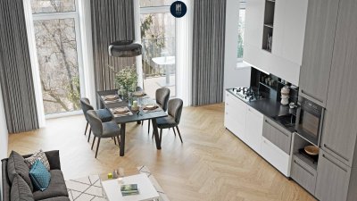 "Boutique Gloriette" ! Traumhafte 1,5-Zimmer Wohnung mit Möglichkeit auf Gartenerwerb!