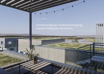 Seesuiten Lanzenkirchen – Panoramasuite 2: 4-Zimmer-Wohntraum mit Weitblick &amp; Dachterrasse