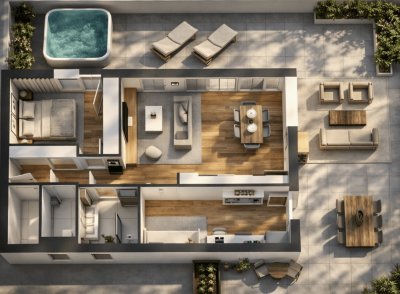 Provisionsfreies Penthouse, 3 Zimmer, große Terrasse, Klimatisierung und Raumbelüftung, Luftwärmepumpe, E-Parkplätze, Ruhelage in Graz
