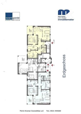 Sonnige 2-Zimmer Wohnung im EG mit Terrasse in Bielefeld-Senne