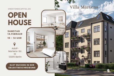 Hochwertig sanierte 180m2-Wohnung in historischer Altbauvilla mit 2 Terrassen und 2 Balkonen