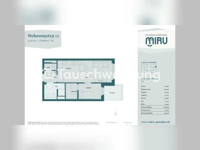 Tauschwohnung: Charmante 2-Zimmer-Wohnung in Potsdam tauschen