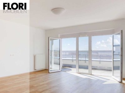 Großes, helles Appartement mit schöner Dachterrasse, für Junggebliebene in einer Senioren-Residenz