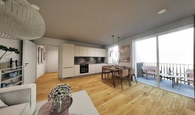 AB 55 Jahren: Barrierefreie 2-Zimmer-Wohnung im Neubau – Erstbezug ab 01.08. in Huttenheim
