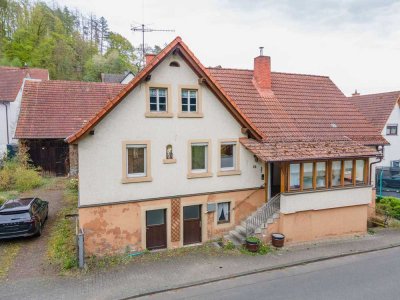 � Charmantes Einfamilienhaus mit Ausbaupotenzial in ruhiger Lage von Mömbris