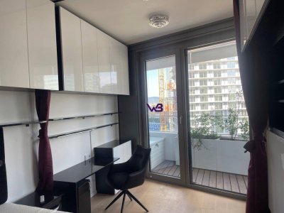Neuer Preis-Erstbezug-2 Zimmer Mietwohnung mit 22m² Balkon- DANUBE FLATS –10. Stockwerk-Exklusives Wohnen im höchsten Wohnturm Wiens!