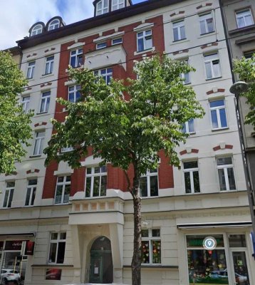 Helle 3-Zimmer-Wohnung mit Balkon in Leipzig-Könneritzstraße