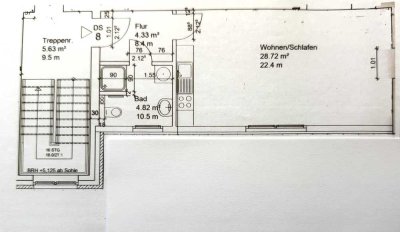 Ideal für Wochenendpendler - möblierte 1-Zimmer Wohnung in Algermissen