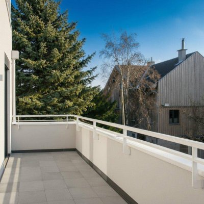 Neubau im Grünen: 3 Zimmer Wohnung mit Terrasse &amp; Klimaaktiv