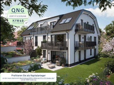 NEUBAU-Dachgeschosswohnung mit Sonnenterrasse am Forstenrieder-Park
