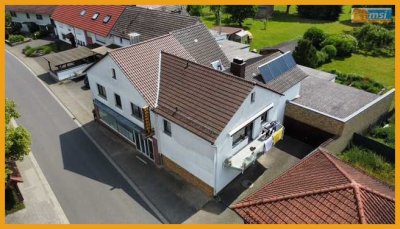 WOHN- UND GESCHÄFTSHAUS MIT WEITLÄUFIGEM GARTEN! 
KEINE KÄUFERPROVISION!