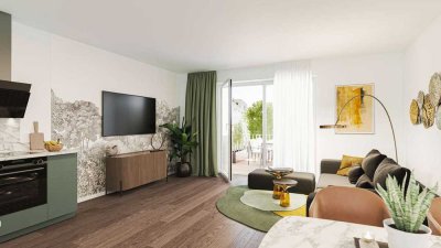 Sonnige 4-Zimmer-Wohnung mit Süd-Balkon und TG-Stellplatz nahe Stadtwald in Braunsfeld