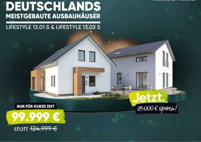 MINDESTENS 150.000 € - mit NEUBAUFÖRDERUNG ins EIGENHEIM - Bauen mit massa Haus