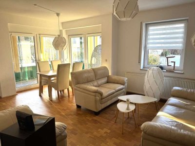 Stilvolle und sonnige 2-Raumwohnung mit gehobener Ausstattung, Terrasse, Keller, Stellplatz