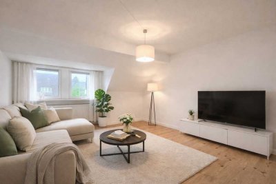 Zentrale 3-Zimmer Wohnung im DG/ 3.OG, modernisiert und Provisionsfrei, im Herzen von Essen