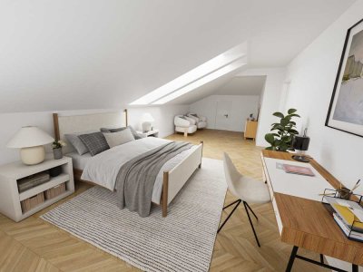 Traumhafte Dachgeschosswohnung mit großzügiger Dachterrasse in zentraler Lage von Dingolfing