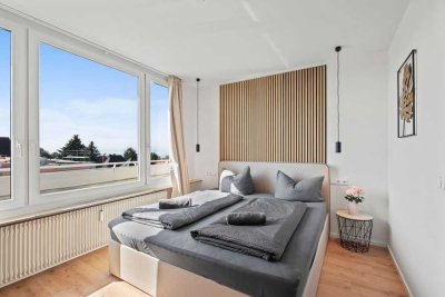 Miete auf Zeit: 2-Zimmer Wohnung geh. Ausstattung mit Balkon (Seesicht) & EBK (01.10-25 - 01.03.26)