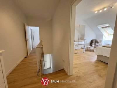 Großzügiges Wohnen auf zwei Ebenen – 6-Zimmer-Maisonettewohnung mit 3 Balkonen in Niederkassel