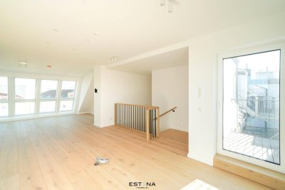 Wohnen auf zwei Ebenen: Exklusive 4-Zimmer-Maisonette mit Balkon &amp; Terrasse