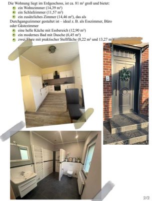 EG-Wohnung mit Gartenstück in Winsen (Luhe)