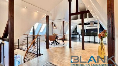 RESERVIERT! Stilvolle Maisonettewohnung auf zwei Ebenen – modernisiert & bezugsfrei!