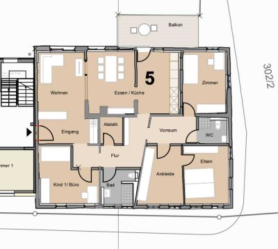 Exklusive 5-Zimmer Wohnung mit Balkon in Metzingen