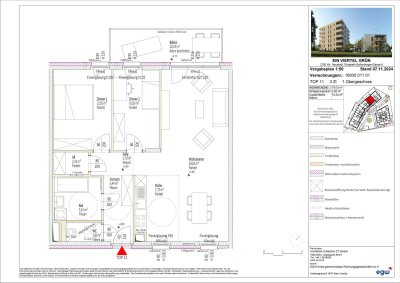 ERSTBEZUG 3-Zimmer-Wohnung mit Balkon, Top 11