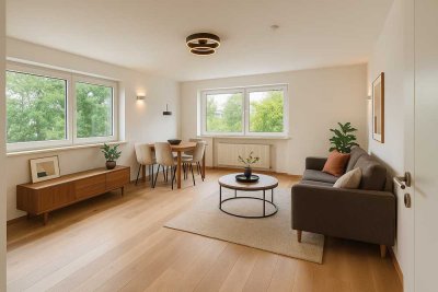 Familienglück mit Ausblick: frisch renovierte 4-Zi-Wohnung mit Stellplatz. Zu vermieten!