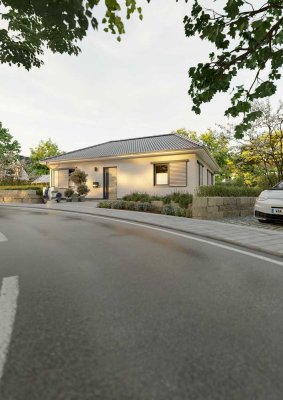 Schlüsselfertiger Bungalow mit Grundstück – Modernes Wohnen auf einer Ebene