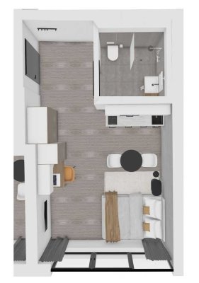 uniQ living // Modern - Hell - Exklusiv / Studentisches Wohnen "next level"
