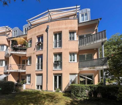 Magdeburg Hansapark: TOP 2-Zimmer-Dachgeschosswohnung mit Terrasse im Grünen