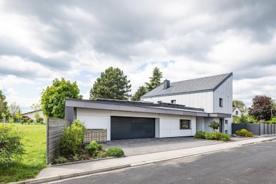 Exklusives Architektenhaus – bezugsfertig, repräsentativ, außergewöhnlich | Edelstahlpool