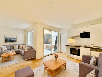 GEWERBE Widmung - Büro/ Praxis/ Kurzzeitvermietung - 3 Zimmer - ca. 62m² NFL - EINBAUKÜCHE - Terrasse - Garten - Garage optional