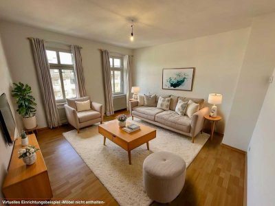 Zentrale 4-Raum-Maisonette-Wohnung mit neuer Einbauküche