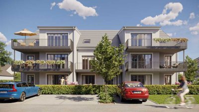 Sonnige Traumwohnung mit Süd-Balkon in Toplage | Qualitätvolles Wohnquartier im Herzen Weilheims