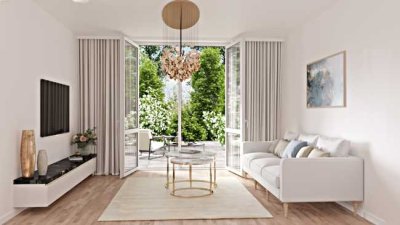 Reicheneckhaus mit großen Garten in unmittelbarer Nähe zur Allacher Lohe, ausgeführt im KfW-