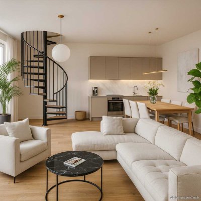 Wohnen über den Dächern der Stadt: Traumhafte 4-Zimmer-Maisonette mit Dachterrasse!