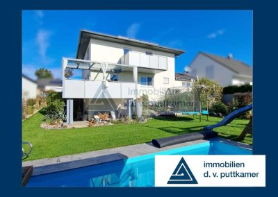 "VIP ! WOHNEN WIE IM URLAUB ! MODERNES EINFAMILIENHAUS MIT EINLIEGERWOHNUNG UND POOL !"