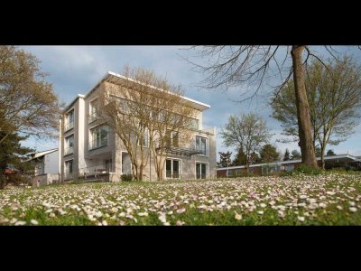Smart wohnen am De-La-Roche-Park Mainz. Das Wohnloft mit Garten und toller Küche freut sich auf Sie!