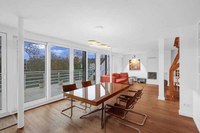 Hallbergstraße -  Luxuriöse Maisonettewohnung mit Grünblick