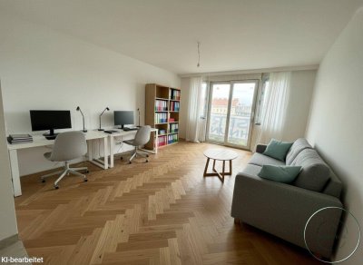 DG-Büro mit Weitblick: ca. 37 m², Klimaanlage &amp; U-Bahn vor der Tür – Westbahnhof-Nähe