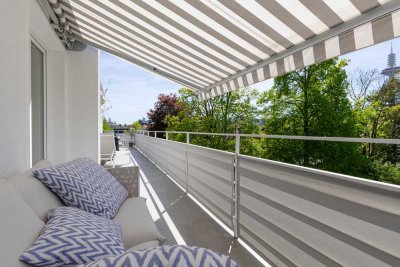 Sanierte Wohnetage mit großer Terrasse im Dichterviertel - von privat