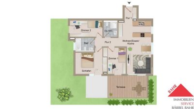 Provisionsfrei und sofort beziehbar: Mehr Platz für Ihre Bedürfnisse – Vielseitige Gartenwohnung