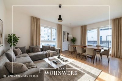 Geidorf: Traumhafte moderne Neubauwohnung mit 24 m² Balkon in Grazer Bestlage!