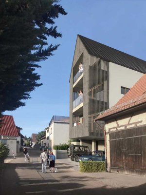 Erstbezug in Architektenhaus: Modernes Wohnen am grünen Stadtrand - 3Zi+Loggia Süd-West