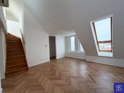 Moderne, sanierte 106m² DG-Wohnung mit Terrasse und Klima - 1150 Wien