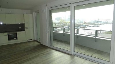 Moderne 2-Zimmer-Wohnung mit Hafenblick in Offenbach