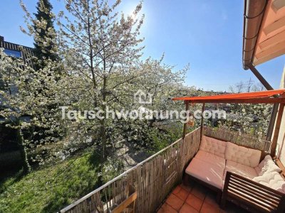 Tauschwohnung: 3,5 Zimmer Wohnung, ruhig und sonnig, gegen mind. 4 Zimmer